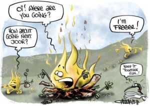 CARTOON: Out of control fires