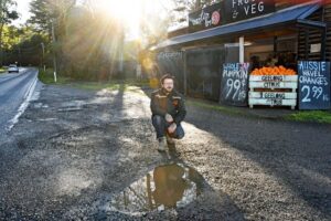 Monbulk Road potholes spark safety concern