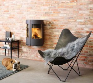 Magic of wood fire heating