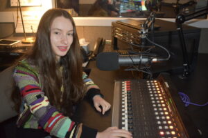 Young but experienced radio presenter Lara Fox