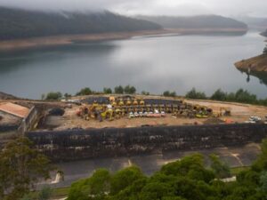 Upper Yarra dam receiving less water than normal