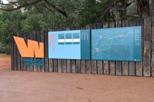 Helicopter involved in Warburton Bike Park works